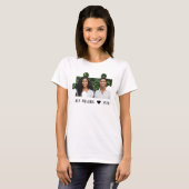 Puzzelstuk Foto Koppel T-shirt (Voorkant volledig)