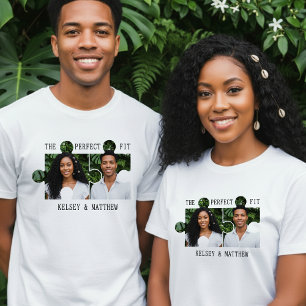 Puzzelstuk Foto Perfecte Pas Echtpaar T-shirt