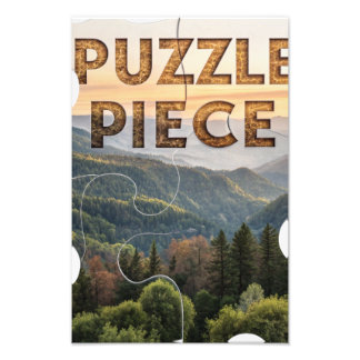 "Puzzelstuk" Natuur - Bos & berg Foto Afdruk