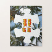 Puzzelstuk Puzzel: Palmbomen, voeg eigen foto toe Legpuzzel (Verticaal)