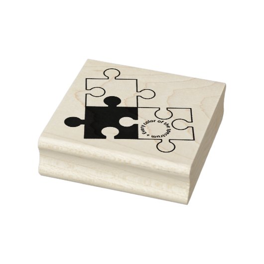 puzzelstuk rubberstempel (Stempel)