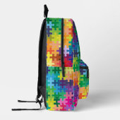 puzzelstukjes bedrukte rugzak (Links)