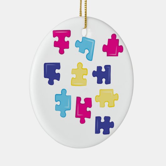 puzzelstukjes keramisch ornament (Rechts)