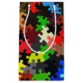 puzzelstukjes klein cadeauzakje (Voorkant)