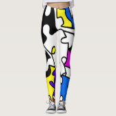 puzzelstukjes leggings (Voorkant)