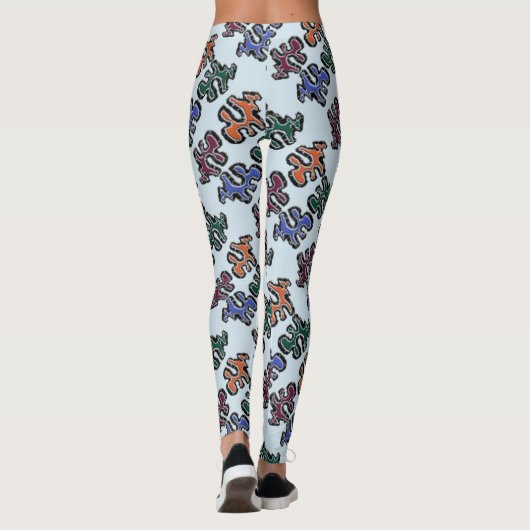 Puzzelstukjes Leggings (Achterkant)
