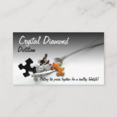 Puzzelstukjes op de markt voor geneesmiddelen voor visitekaartje (Voorkant)