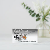 Puzzelstukjes op Fork Health Professional Visitekaartje (Staand voorkant)