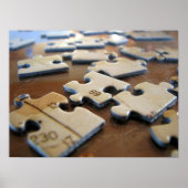 puzzelstukjes poster (Voorkant)