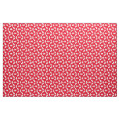 Puzzelstukjes rood en wit stof (Fat Quarter)
