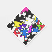 puzzelstukjes servet (Hoek)