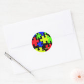 puzzelstukjes sticker (Envelop)