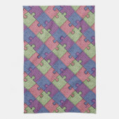 puzzelstukjes theedoek (Verticaal)