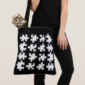 puzzelstukjes tote bag (Dichtbij)