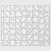 Puzzelstukken (achtergrondkleur of Afbeelding toev Cadeaupapier (Vlak)