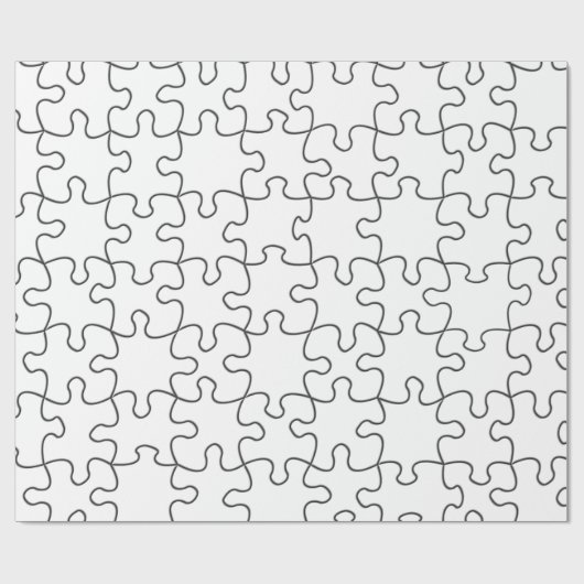 Puzzelstukken (achtergrondkleur of Afbeelding toev Cadeaupapier (Vlak)