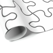 Puzzelstukken (achtergrondkleur of Afbeelding toev Cadeaupapier (Rol Hoek)