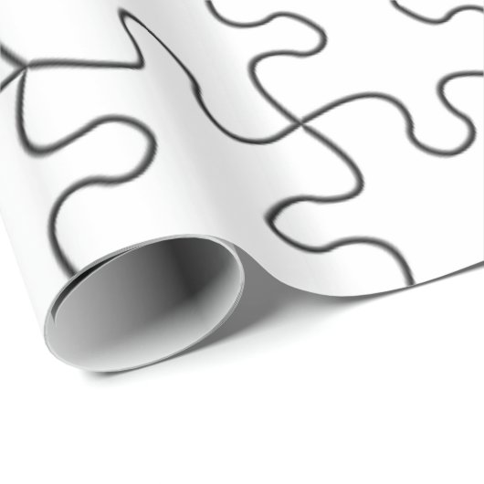 Puzzelstukken (achtergrondkleur of Afbeelding toev Cadeaupapier (Rol Hoek)