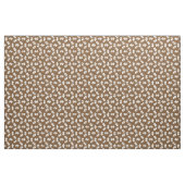 Puzzelstukken Bruin en Wit Stof (Fat Quarter)