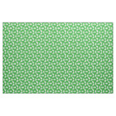 Puzzelstukken Groen en Wit Stof (Fat Quarter)