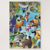 puzzelstukpuzzel voor afbeelding legpuzzel (Verticaal)