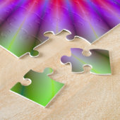 Puzzelwiel van kleur legpuzzel (Zijkant)