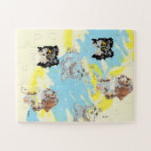 Puzzelwind van honden en katten legpuzzel (Horizontaal)