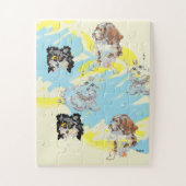 Puzzelwind van honden en katten legpuzzel (Verticaal)