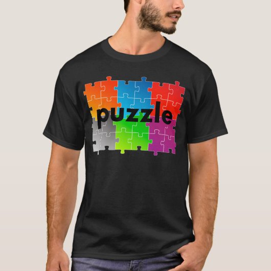 puzzle パズル t-shirt (Voorkant)