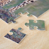 Puzzle 10x8 110 stuks - Cheetah en cubs Legpuzzel (Zijkant)