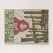 PUZZLE 1896 St Nicholas kerstnummer kunst Legpuzzel (Horizontaal)