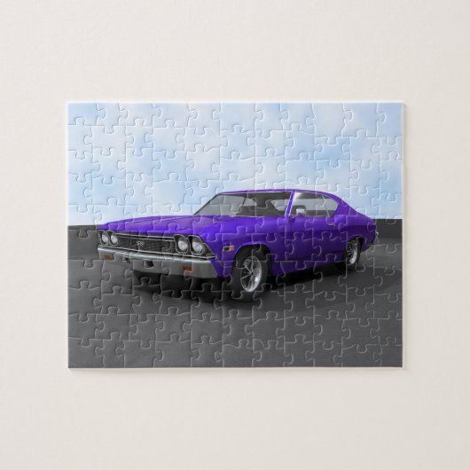 Puzzle: 1968 Chevelle SS: Paarse finish Legpuzzel (Horizontaal)