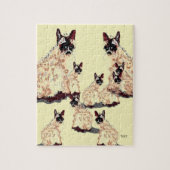 Puzzle, 8 x 10 inch, 110 stuks: Siamese katten Legpuzzel (Verticaal)