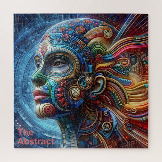 Puzzle - Abstract art Legpuzzel (Verticaal)