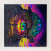 Puzzle abstracte surreal day droompsychedelic legpuzzel (Horizontaal)