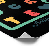 Puzzle Advocate Autism Awareness Autism Support Poster (Hoek)