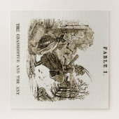 Puzzle Aesop's Fables: The Grasshopper and the Ant Legpuzzel (Horizontaal)