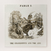 Puzzle Aesop's Fables: The Grasshopper and the Ant Legpuzzel (Verticaal)