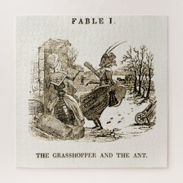 Puzzle Aesop's Fables: The Grasshopper and the Ant Legpuzzel