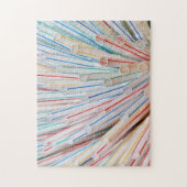 Puzzle afdrukken van drink rietjes legpuzzel (Verticaal)