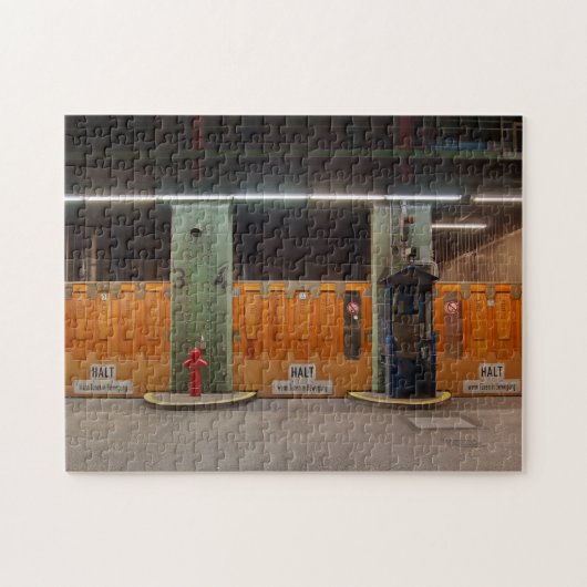 Puzzle alter Elbtunnel Legpuzzel (Horizontaal)