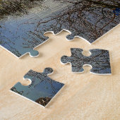Puzzle “Árboles del agua – Parque en Ámsterdam” Legpuzzel (Zijkant)