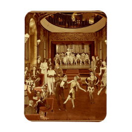 Puzzle Art Deco Night Club Magneet