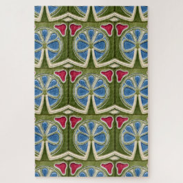 Puzzle - Art Nouveau Clover Legpuzzel