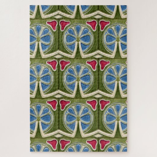 Puzzle - Art Nouveau Clover Legpuzzel (Verticaal)