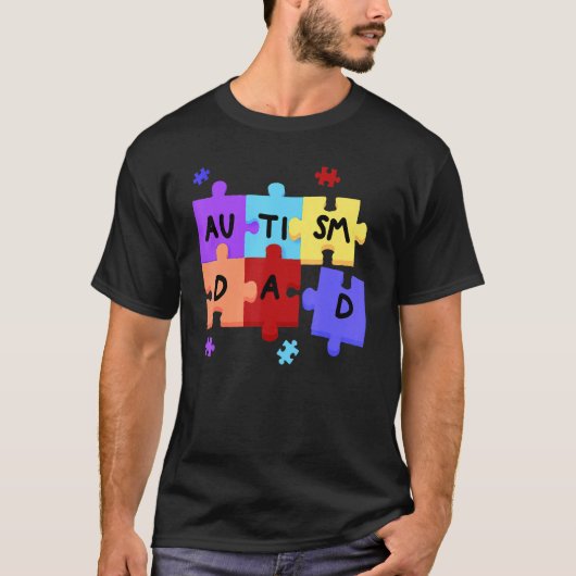 Puzzle Autism Piece Awareness Autisme Support Pap  T-shirt (Voorkant)