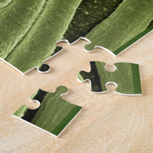 Puzzle bacteriën e.coli microscopio legpuzzel (Zijkant)