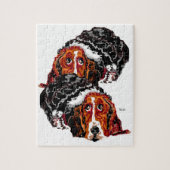Puzzle: BASSET HOUND DOG Legpuzzel (Verticaal)