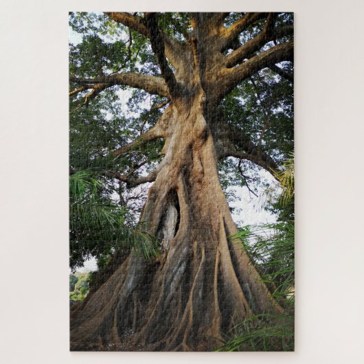 Puzzle Baum in Afrika Legpuzzel (Verticaal)