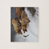 Puzzle-Beer Vissende Jigzaag Puzzle Legpuzzel (Verticaal)